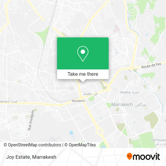 Joy Estate map