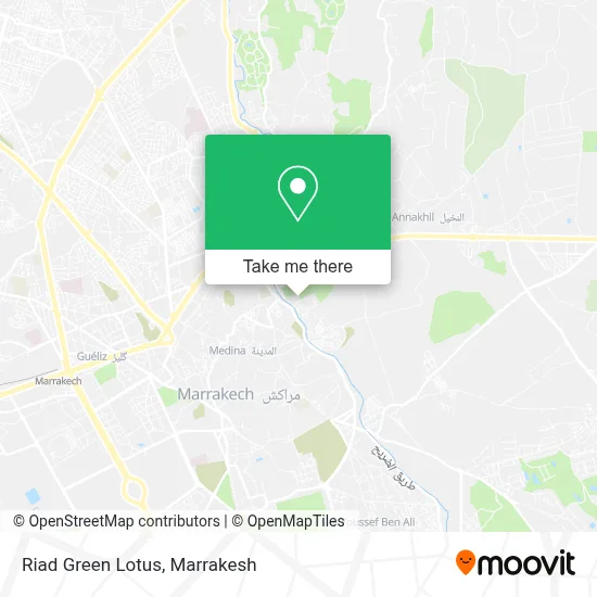 Riad Green Lotus map