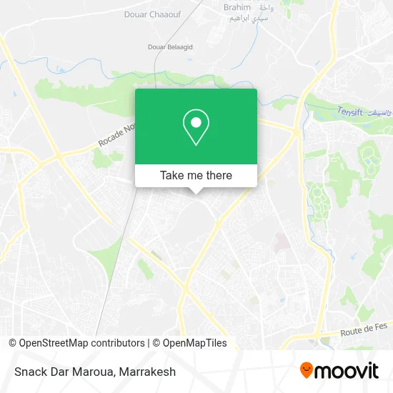 Snack Dar Maroua map