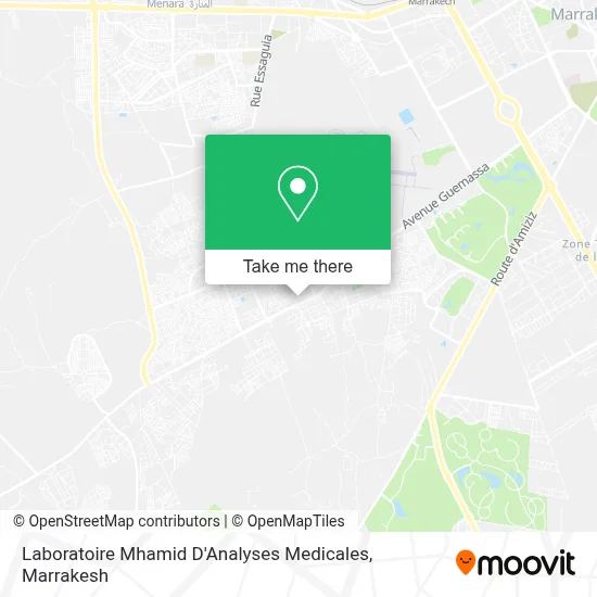 Laboratoire Mhamid D'Analyses Medicales map