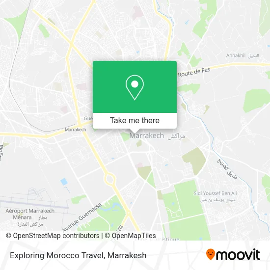 Exploring Morocco Travel map