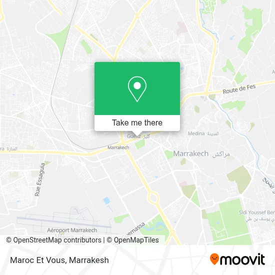 Maroc Et Vous map
