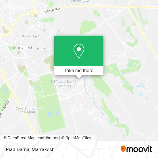 Riad Darna map