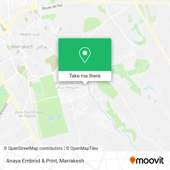 Anaya Embrod & Print map