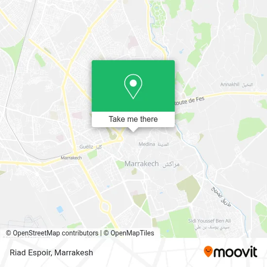 Riad Espoir map