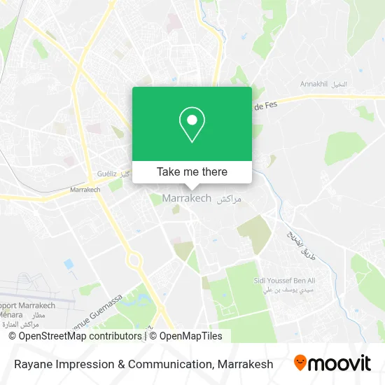 Rayane Impression & Communication map