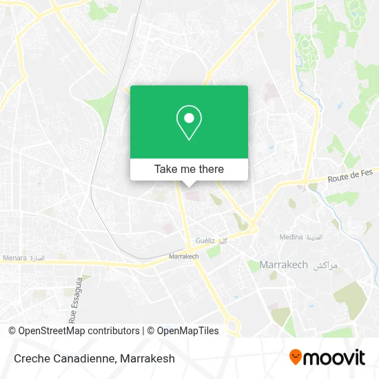 Creche Canadienne map