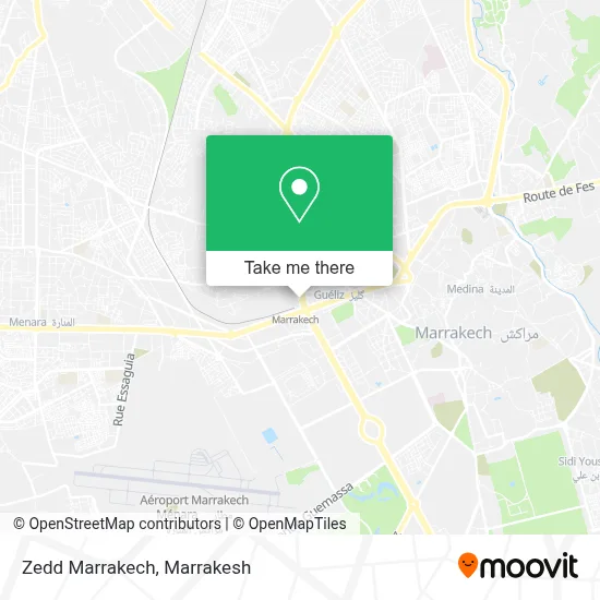 Zedd Marrakech map