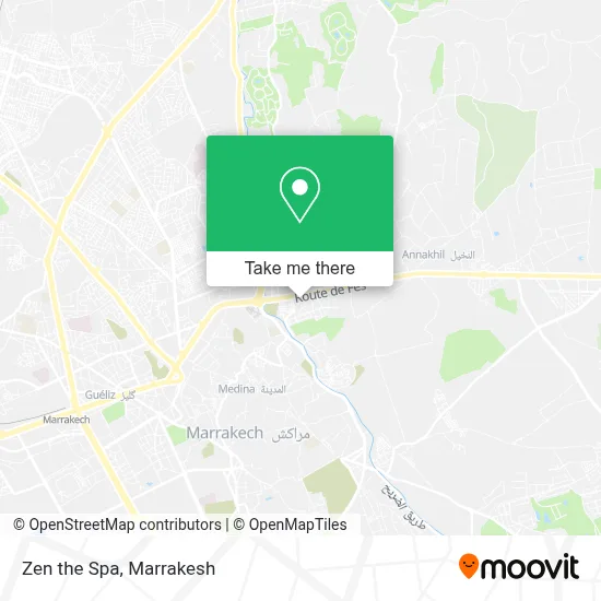 Zen the Spa map
