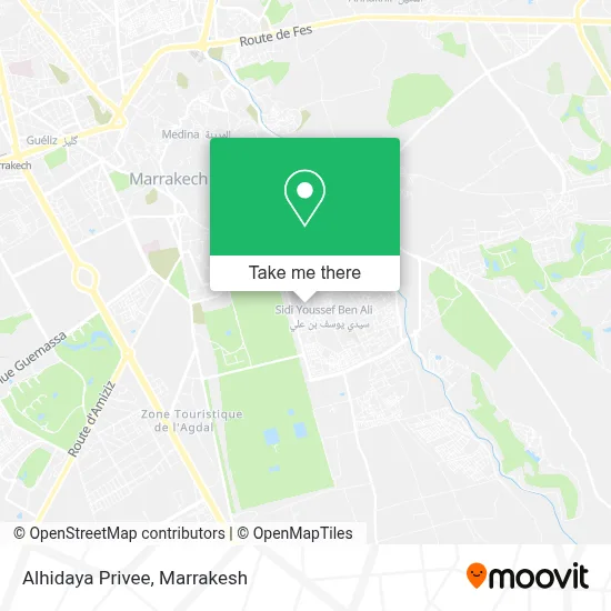 Alhidaya Privee map