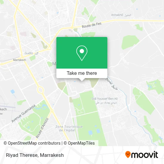 Riyad Therese map