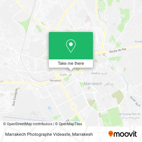 Marrakech Photographe Videaste map
