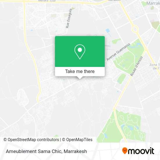 Ameublement Sama Chic map