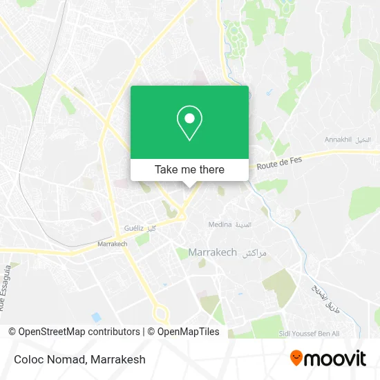 Coloc Nomad map