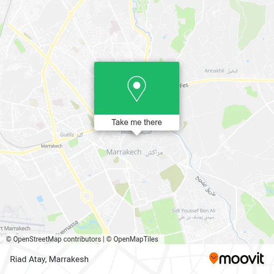 Riad Atay map