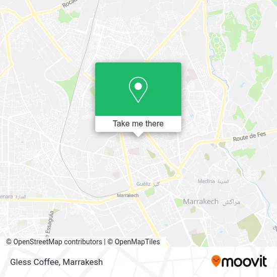 Gless Coffee map