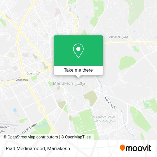 Riad Medinamood map