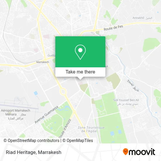 Riad Heritage map