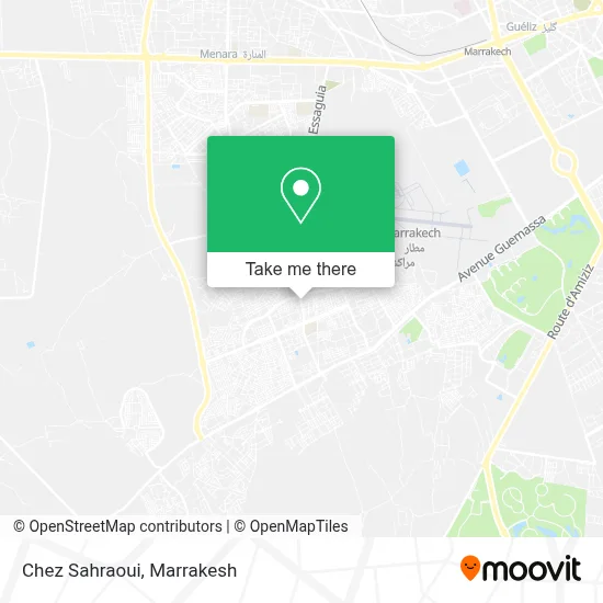 Chez Sahraoui map