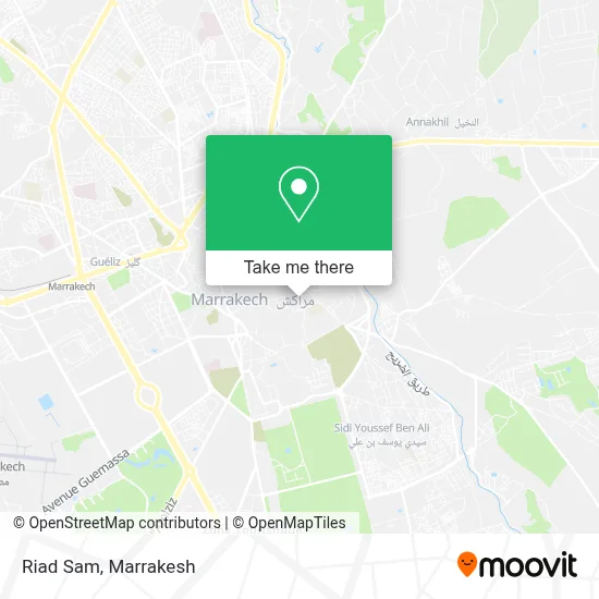 Riad Sam map