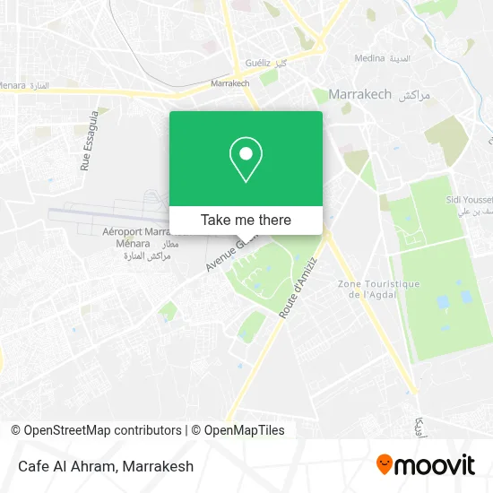 Cafe Al Ahram map