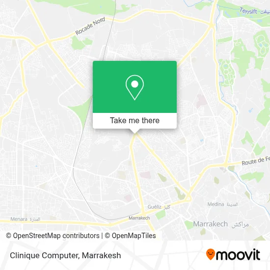 Clinique Computer map