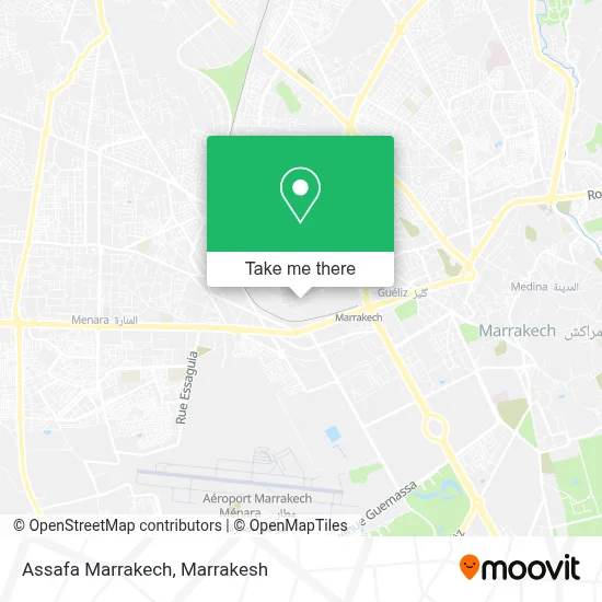 Assafa Marrakech map
