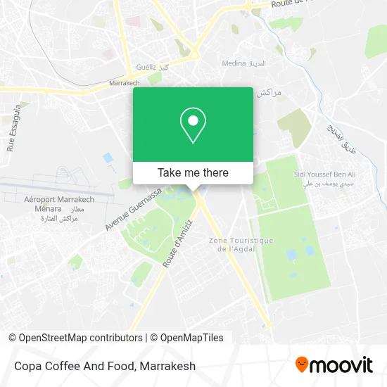 Copa Coffee And Food map