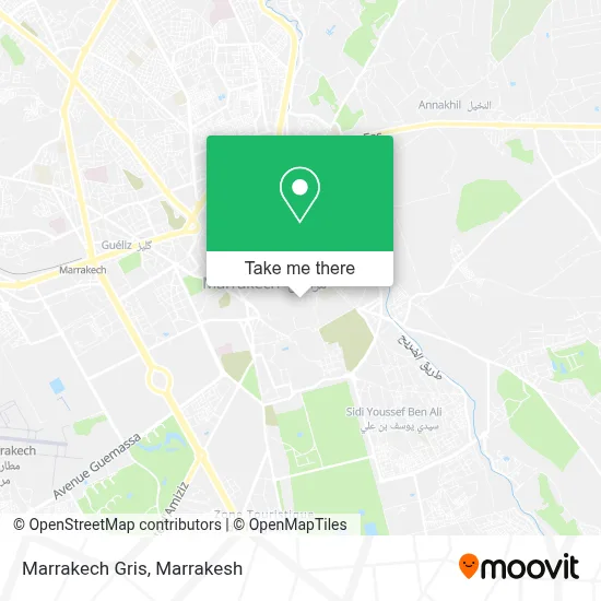 Marrakech Gris map