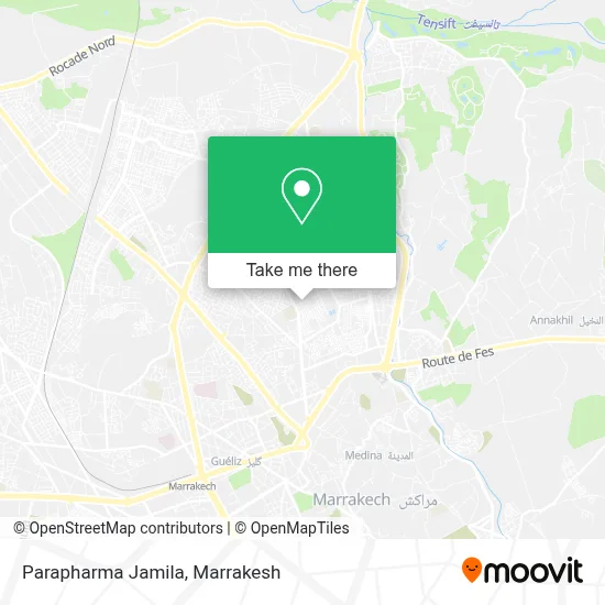 Parapharma Jamila map