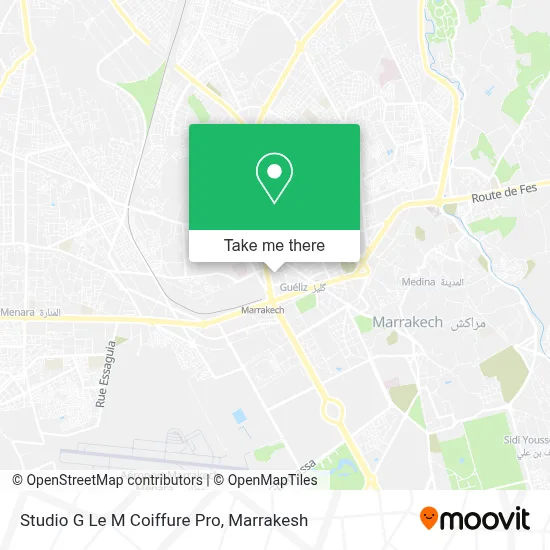 Studio G Le M Coiffure Pro map