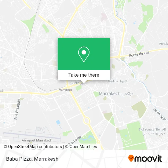 Baba Pizza map