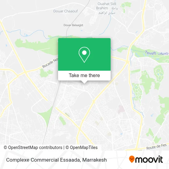Complexe Commercial Essaada map