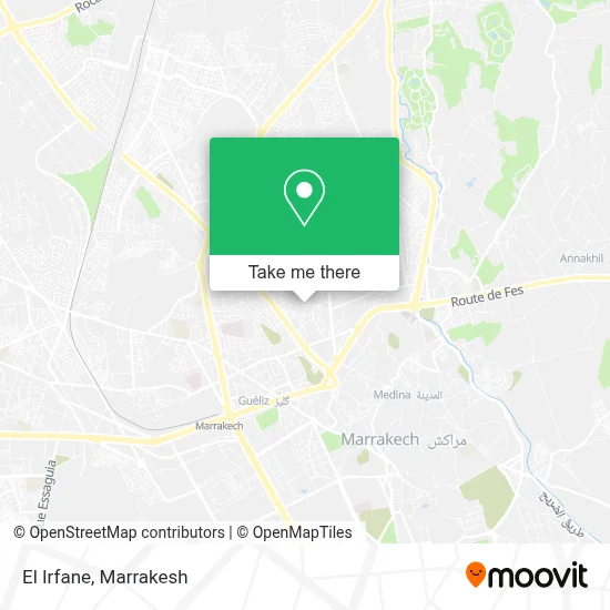 El Irfane map