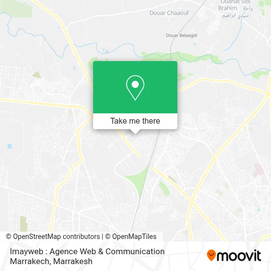 Imayweb : Agence Web & Communication Marrakech map