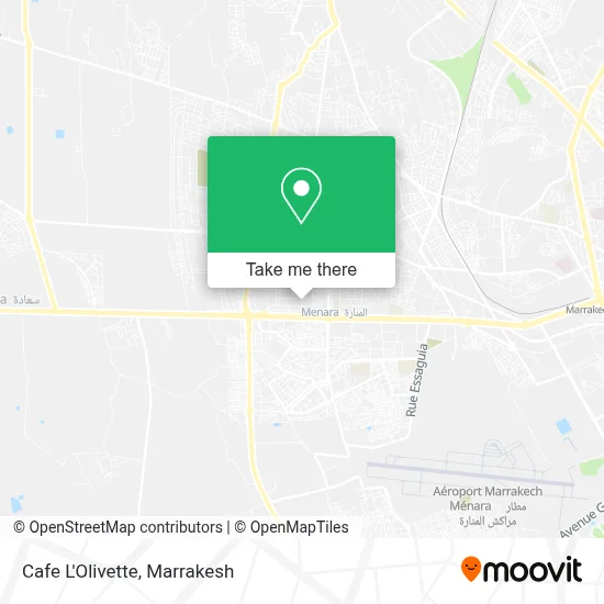 Cafe L'Olivette map