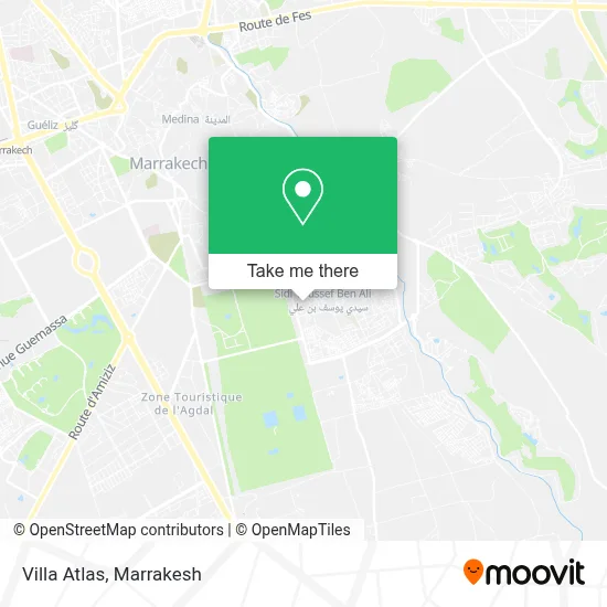 Villa Atlas map