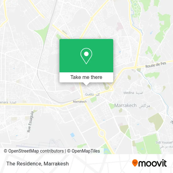 The Residence map