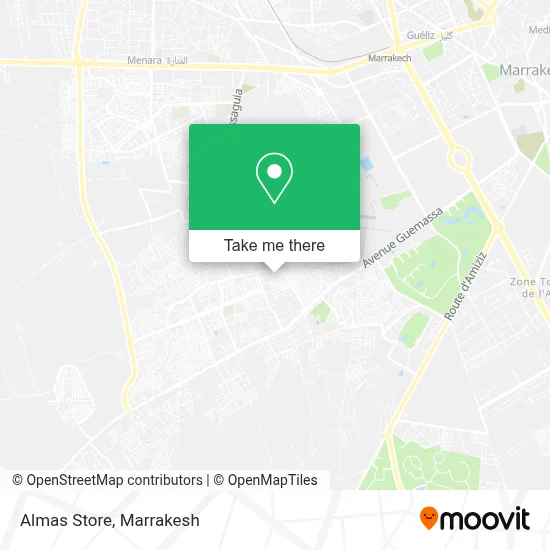 Almas Store map