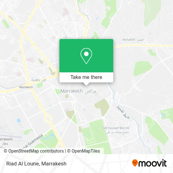Riad Al Loune map