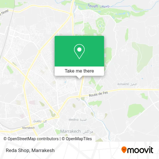 Reda Shop map