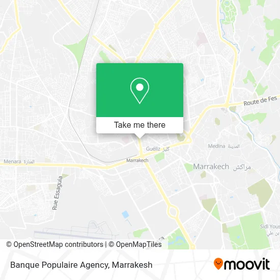 Banque Populaire Agency map