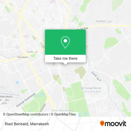 Riad Bensaid map