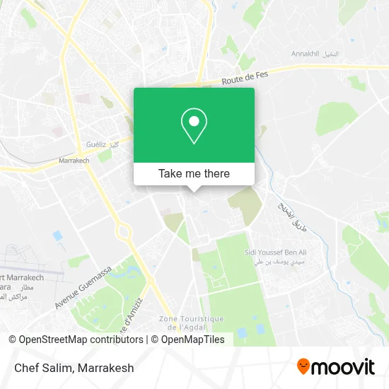Chef Salim map