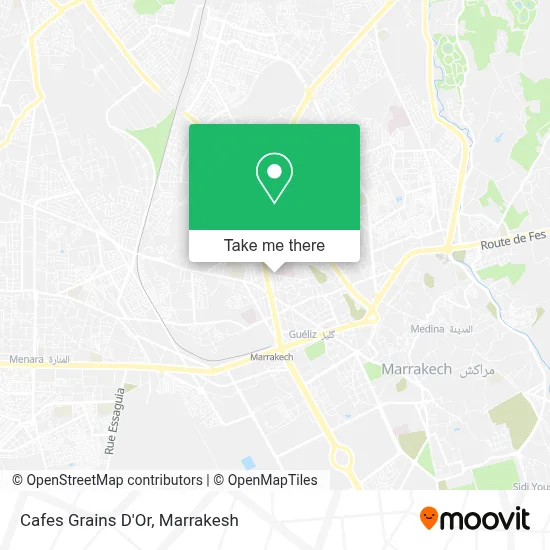 Cafes Grains D'Or map