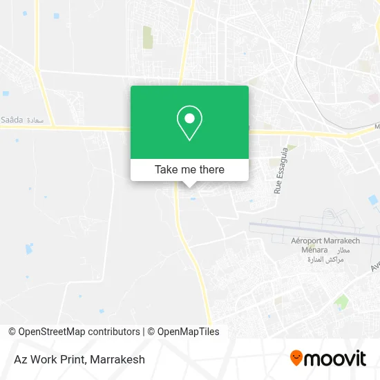 Az Work Print map
