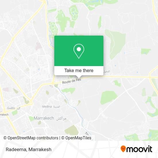 Radeema map