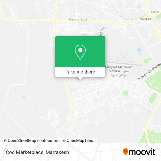 Cod Marketplace map