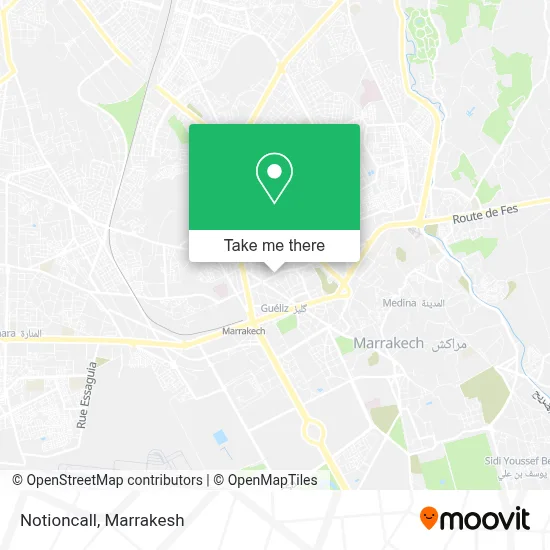 Notioncall map