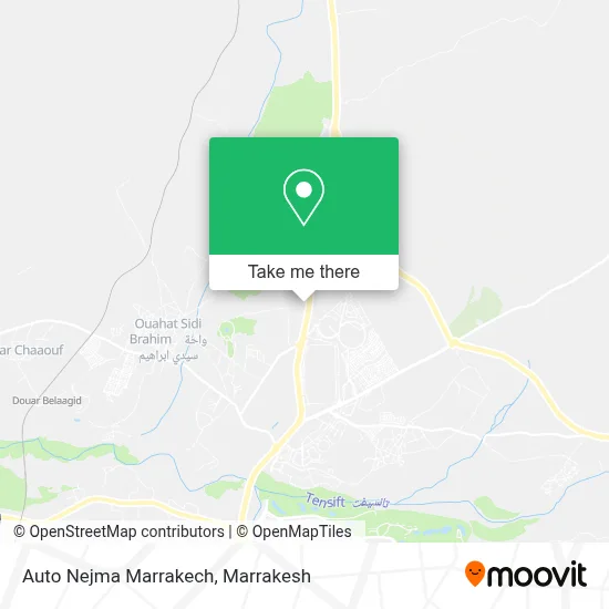 Auto Nejma Marrakech map